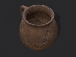 Medieval chamber pot 3D Модель