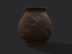 Medieval chamber pot 3D Модель