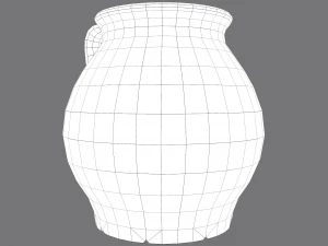 Medieval chamber pot 3D Model