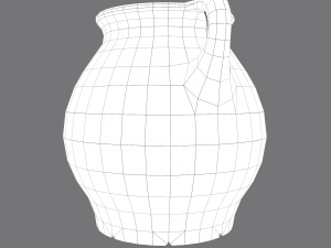 Medieval chamber pot 3D Модель