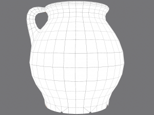 Medieval chamber pot 3D Модель