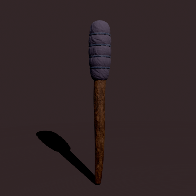 medieval style torch 3Dモデル .c4d .max .obj .3ds .fbx .stl .blend 