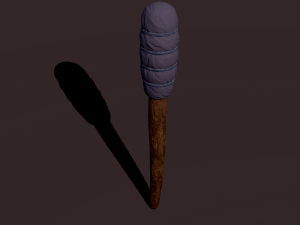 medieval style torch 3Dモデル