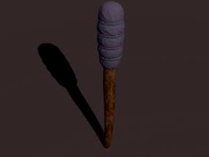medieval style torch 3Dモデル