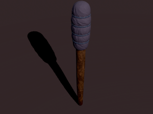 medieval style torch 3Dモデル