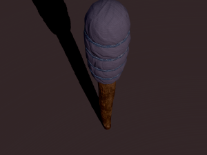medieval style torch 3Dモデル