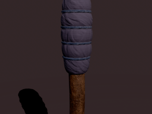 medieval style torch 3Dモデル