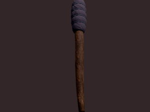 medieval style torch 3Dモデル
