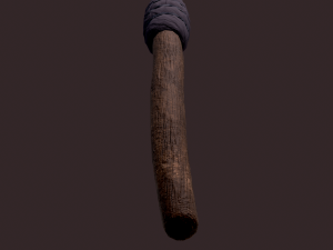 medieval style torch 3Dモデル