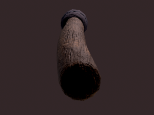 medieval style torch 3Dモデル