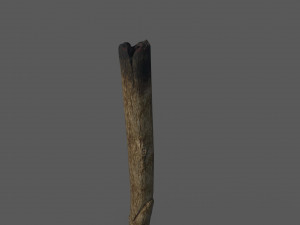 Medieval style broom Modelo 3D