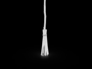 Medieval style broom Modelo 3D