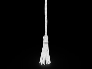 Medieval style broom Modelo 3D