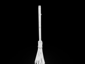 Medieval style broom Modelo 3D