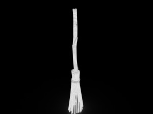 Medieval style broom Modelo 3D