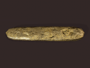 gold ingot medium Modelo 3D