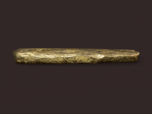 gold ingot medium Modelo 3D