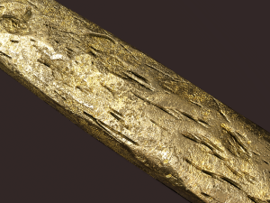 gold ingot medium Modelo 3D