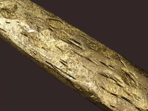 milieu de lingot d'or Modèle 3D