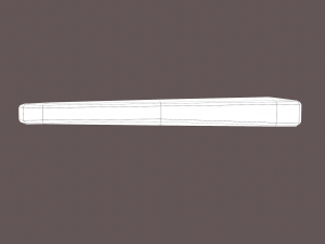 gold ingot medium Modelo 3D