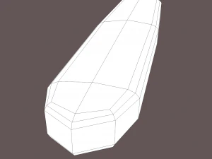 milieu de lingot d'or Modèle 3D