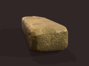 gold ingot small 3D 모델