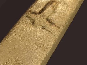 gold ingot small 3D 모델