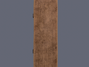 wooden mini shelf Modèle 3D