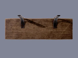 wooden mini shelf 3D Model