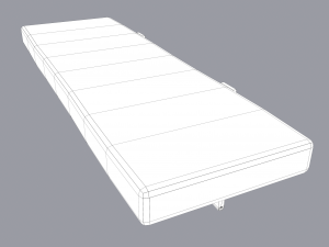 wooden mini shelf Modèle 3D