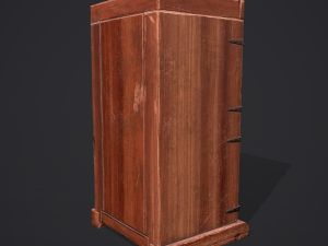 Medieval style wardrobe Modelo 3D
