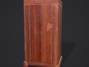 Medieval style wardrobe Modelo 3D