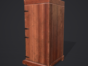 Medieval style wardrobe Modelo 3D