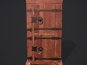 Medieval style wardrobe Modelo 3D