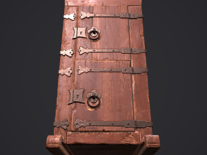 Medieval style wardrobe Modelo 3D
