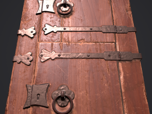 Medieval style wardrobe Modelo 3D