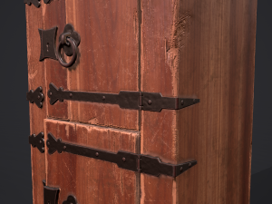 Medieval style wardrobe Modelo 3D