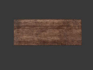 Wooden storage bin Model 3D