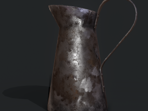 Medieval style pitcher 3D Model