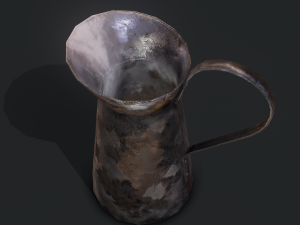 Medieval style pitcher 3D Model