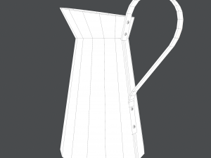Medieval style pitcher 3D Model