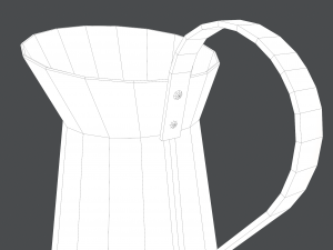Medieval style pitcher 3D Model