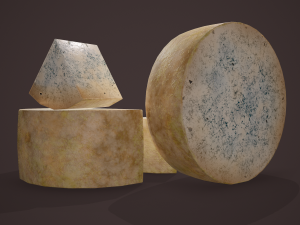 Gorgonzola cheeses 3D Model