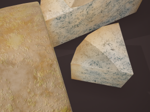 Gorgonzola cheeses 3D Model