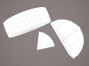 Gorgonzola cheeses 3D Model