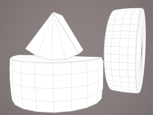 Gorgonzola cheeses 3D Model