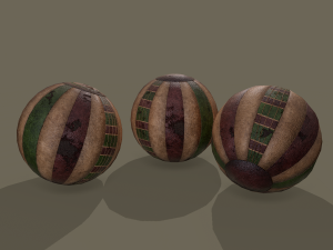 Medieval toy balls Modello 3D
