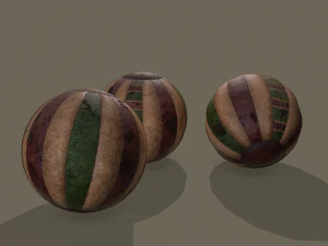 Medieval toy balls 3D Model