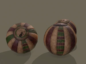 Medieval toy balls 3D Model