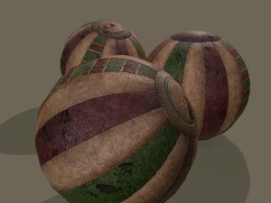 Medieval toy balls 3D Model